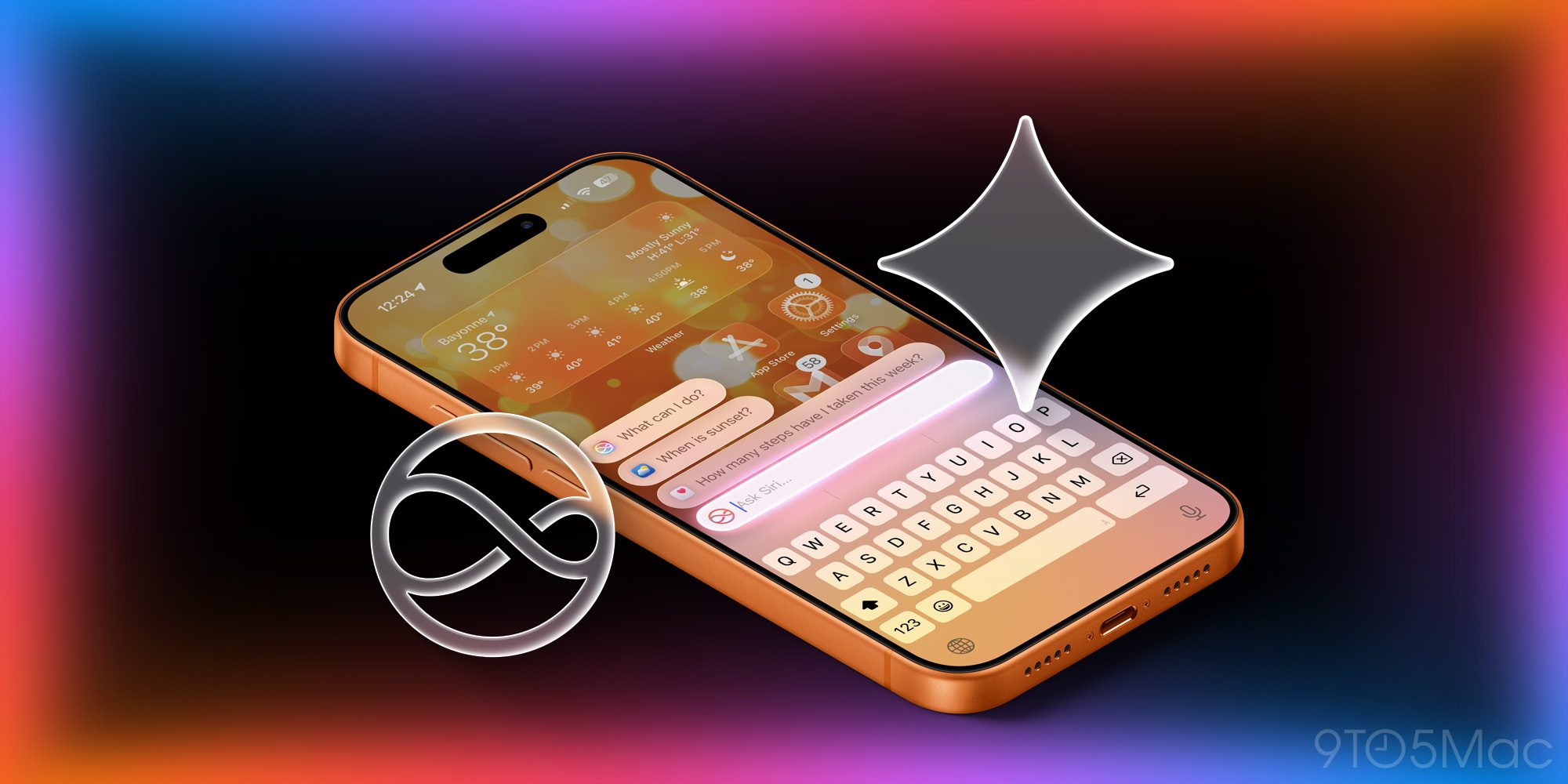Google delivering on Gemini promises means Apple Intelligence can do the same | Image shows an iPhone with Siri and Gemini icons